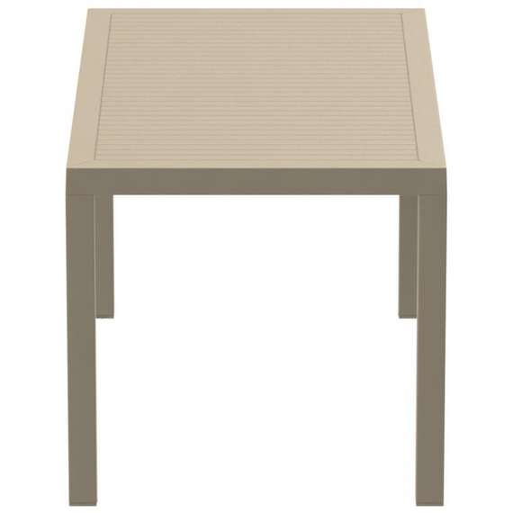 Пластиковый стол Ares 140х80 бежевый