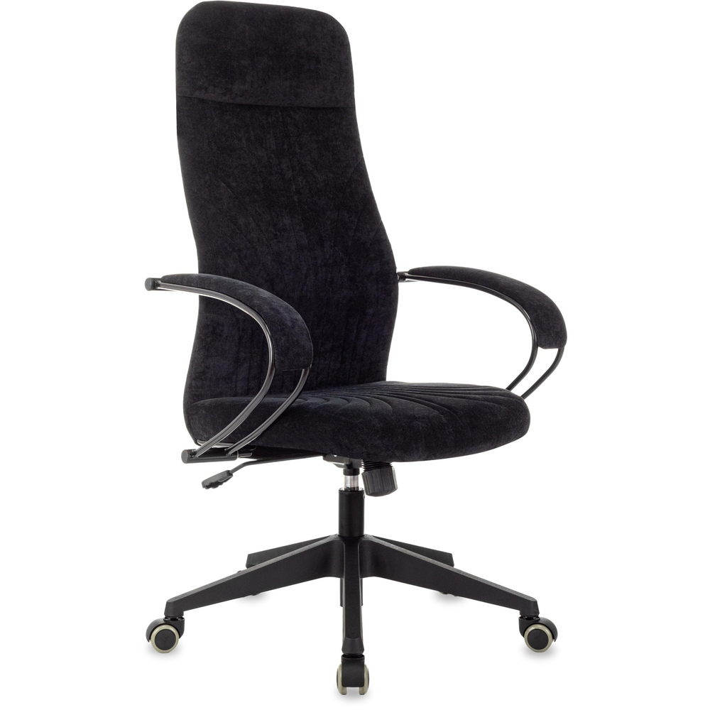 Кресло VB_Бюрократ CH-610SL черный Light-20 крестов. металл хром