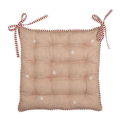 Подушка декоративная для стула "Пряничные домики" 40x40см