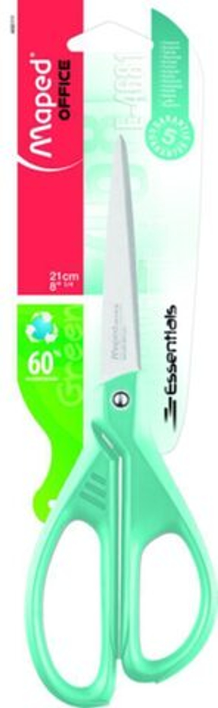 Ножницы MAPED "ESSENTIALS COLOR" 21 cм, симметричные, эргономичные