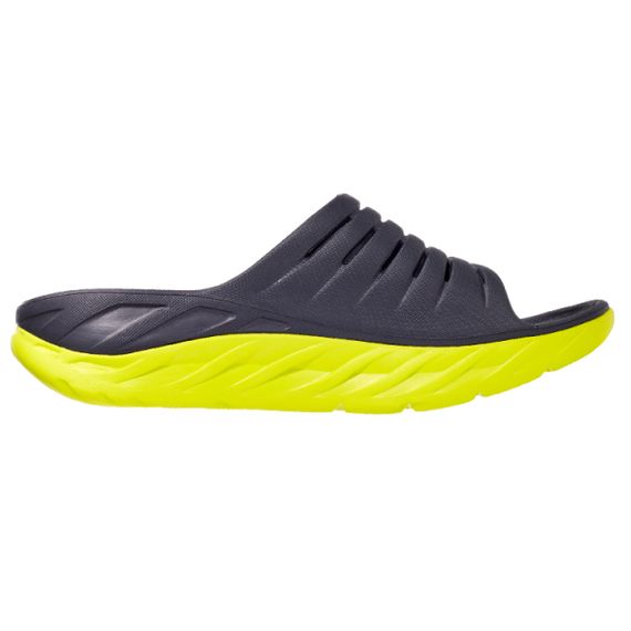 Hoka One One Ora Recovery 'Black Yellow'