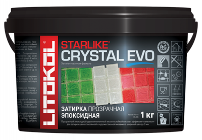 Затирка STARLIKE EVO Цвет: S.700 crystal 1 кг, Litokol