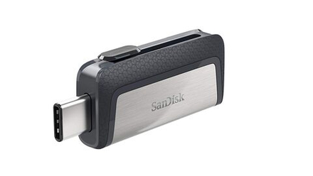 Флеш-накопитель SanDisk Ultra Dual Drive USB 3.1 Gen1 Type-C/USB-A 128GB, R 150 МБ/с