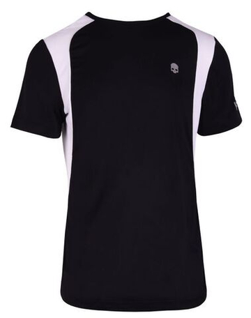 Мужская теннисная футболка Hydrogen Inlay Tech - черный