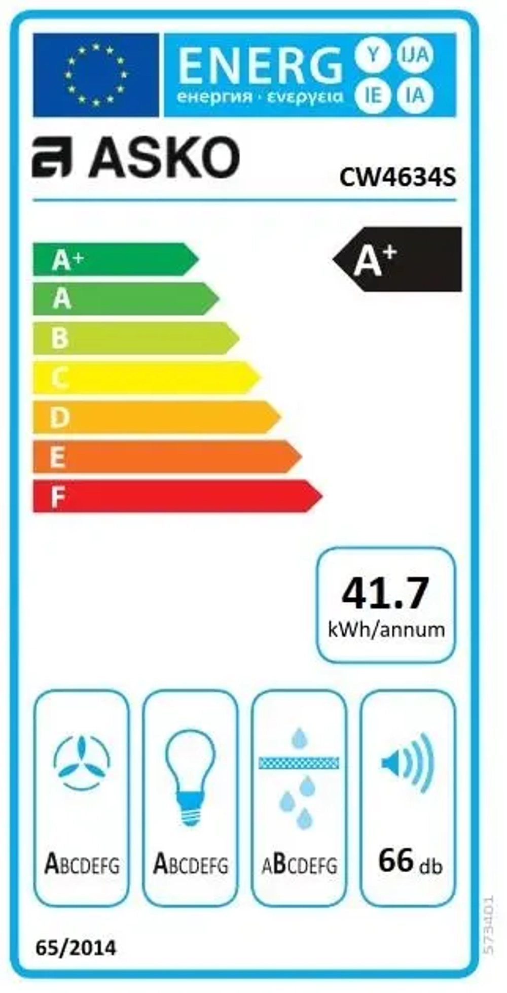 Вытяжка Asko CW4634S фото 4