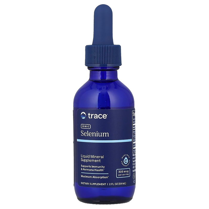 Ионный селен, Ionic Selenium 300 mcg, Trace Minerals, 59 ml