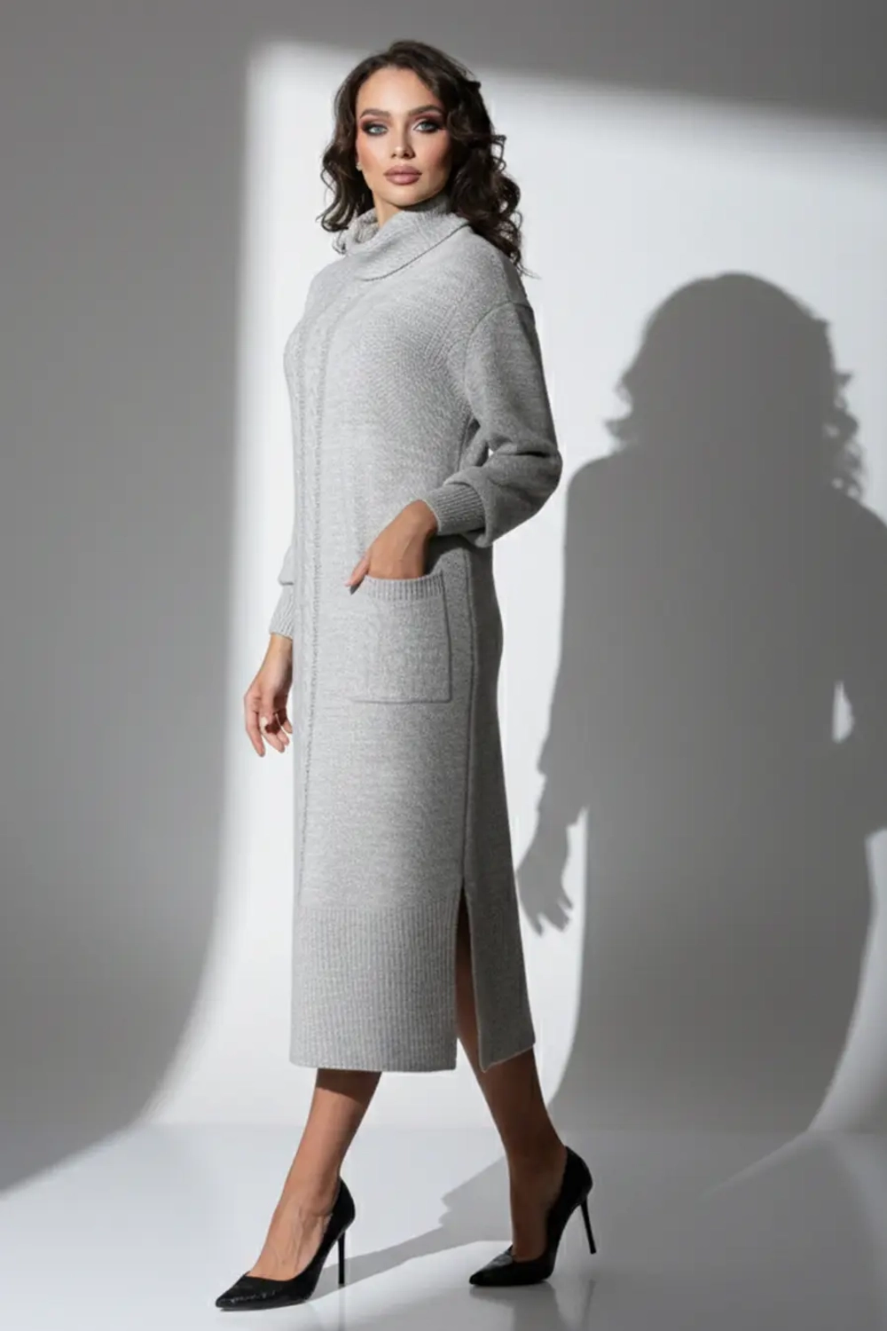 Платье Д 3434/cв.серый