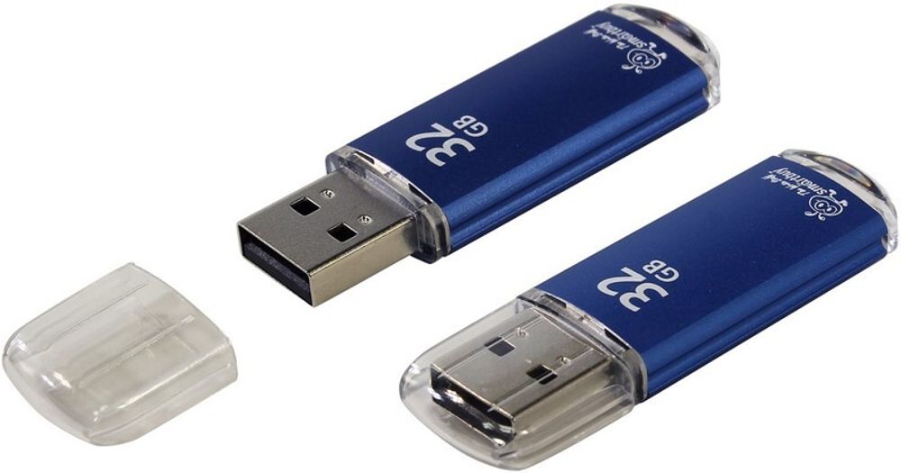 USB карта памяти 32ГБ Smart Buy V-Cut (синий) (SB32GBVC-B)