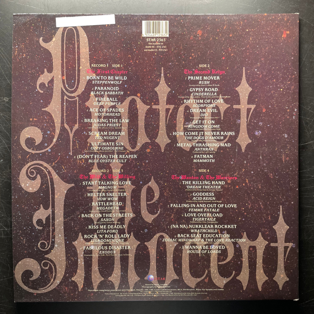 Сборник Protect The Innocent - 30 Metal Monsters 2LP (Англия 1989г.)