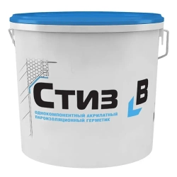 Герметик Стиз B 3 кг, Белый, для внутреннего слоя монтажного шва