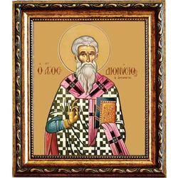Дионисий Ареопагит Апостол от 70-ти, Афинский, епископ. Икона на холсте.