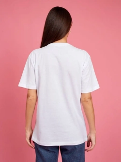 Футболка бруклин женская оверсайз с принтом