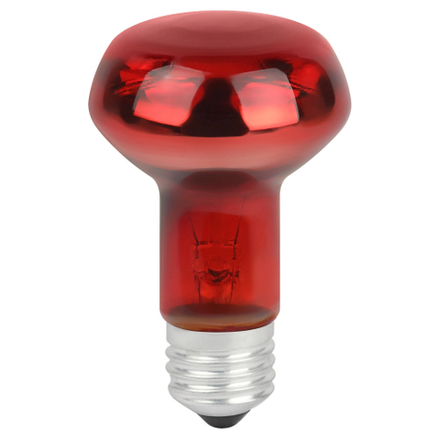 Комплект из 2-х инфракрасных ламп ЭРА ИКЗК 230-60 R63 E27 для курятника цыплят птиц животных/лампа для обогрева