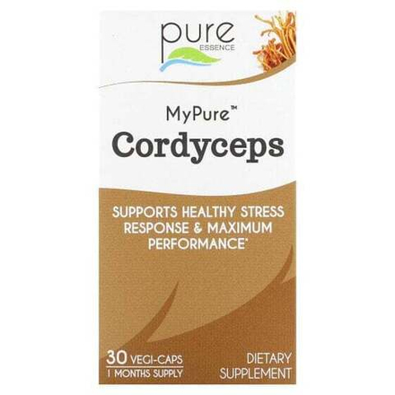Грибы Pure Essence, MyPure, кордицепс, 30 растительных капсул