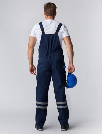 Костюм "ИТР" полукомбинезон (т.синий/василек)