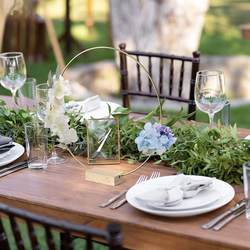 Кольца для макраме 25 см 10 шт в наборе, цвет золотистый, неразъемное / кольцо металлическое основа для рукоделия / основа для ловца снов