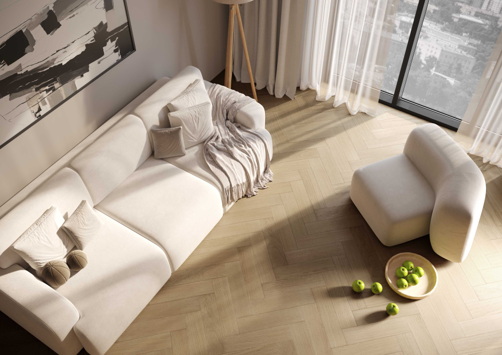 Кварцевый паркет Quartz Parquet Штучный паркет Дуб Хельсинки 44-1258-58 5/0,6 мм