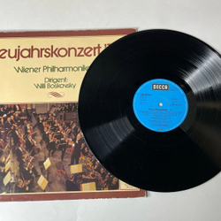 Винтажная виниловая пластинка LP Wiener Philharmoniker , Dirigent: Willi Boskovsky, Neujahrskonzert 79 (Германия 1979)