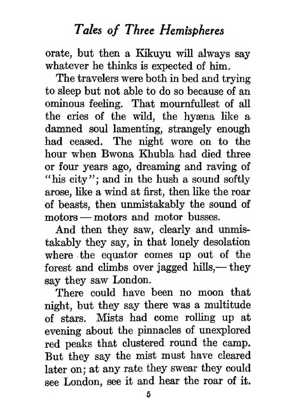 Tales Of Three Hemispheres | Lord Dunsany