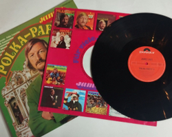 Винтажная виниловая пластинка LP James Last Polka Party 3 (Germany 1974) Happy Cowboy