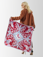 Платок «Кавказский скакун» 100% шёлк