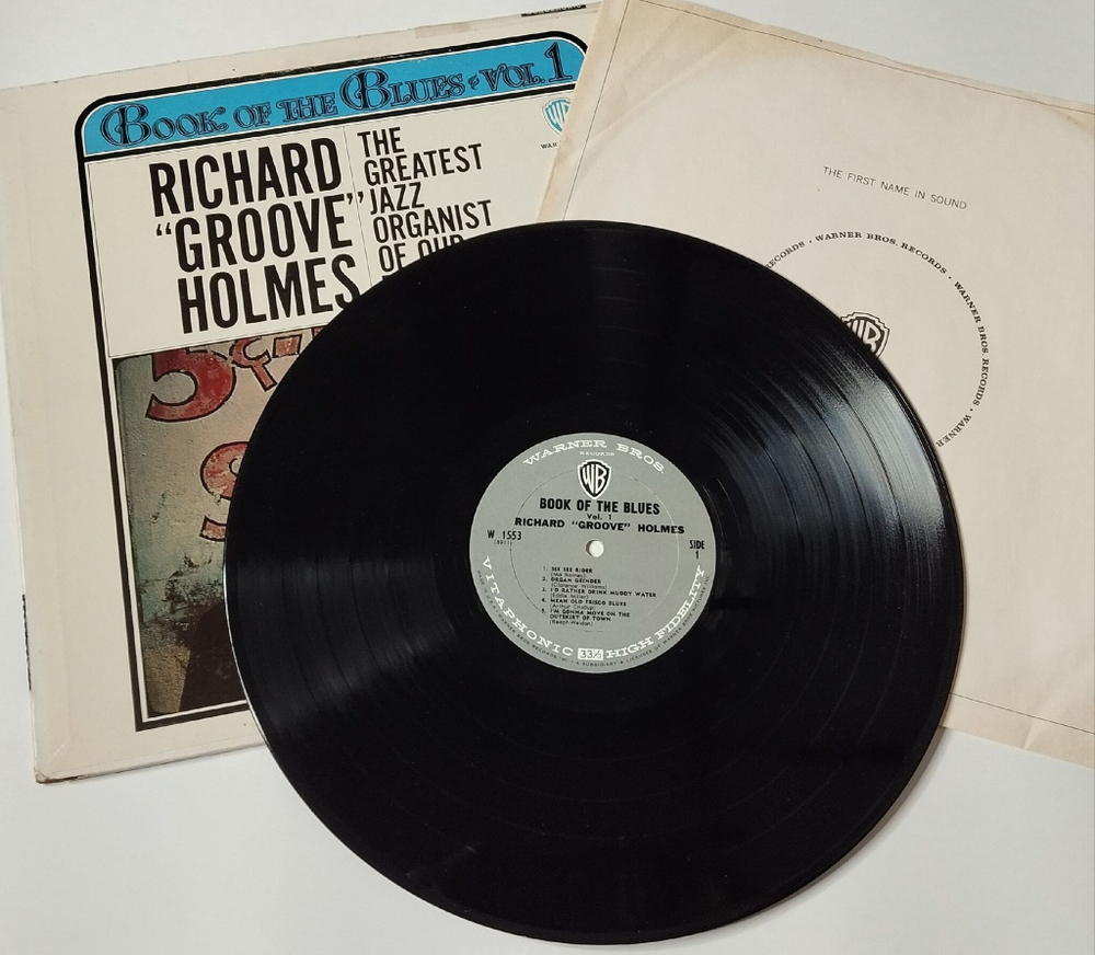 Винтажная виниловая пластинка LP Richard Groove Holmes Book Of The Blues Vol. 1 (USA 1964)