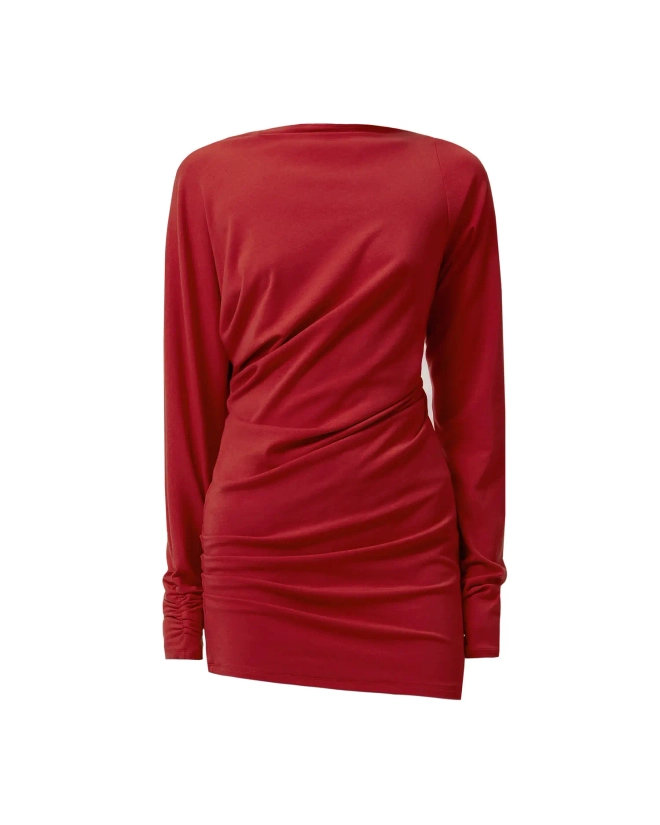 Платье с драпировками