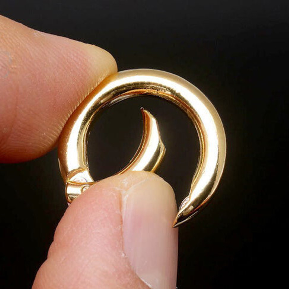 Замок (Юж. Корея), позолота, размер 20 мм, цена за 1 шт