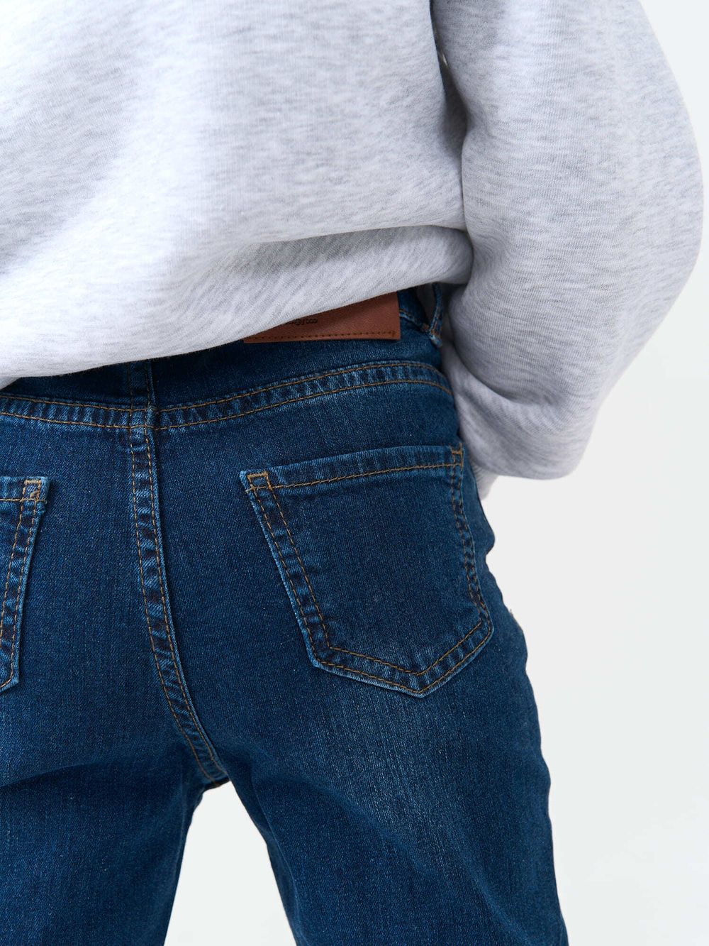 Джинсы slim fit "Темно-синие"