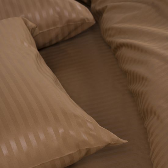 КПБ Brown, Дуэт , 50х70,  подод. 160х220 2шт , простыня 220х240 . HOMY