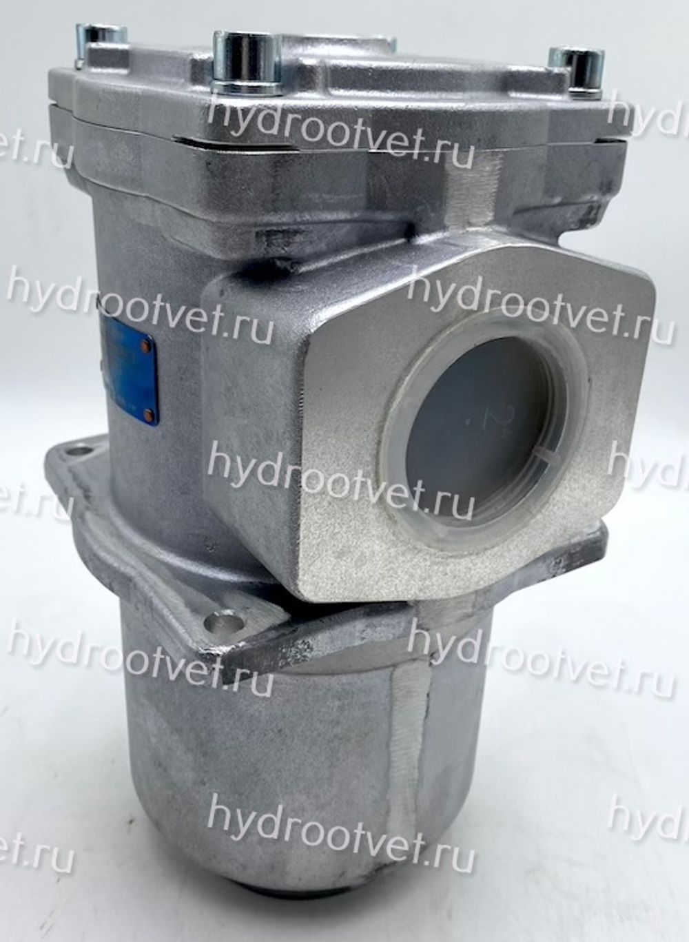 WKRFBN/HC330DL10B1.X AL - Сливной фильтр гидравлический одинарный модели RF с алюминиевым корпусом тонкость фильтрации 10 мкм, типоразмер 330, вид присоединения: фланец SAE 2" (DN50), материал корпуса - алюминий, рабочее давление до 25 бар, визуальный индикатор загрязнения