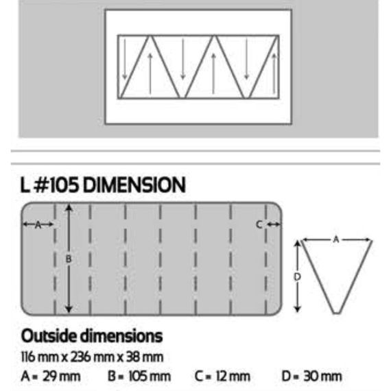 Коробка Helios 11.6х23.6х3.8см (HS-L-105)