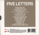 Five Letters / Greatest Hits (CD)