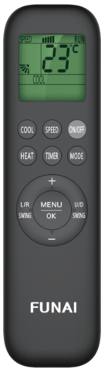 ИК пульт для полупромышленных сплит-систем DRAGON и мульти-сплит систем ORIGAMI KODO RC-01