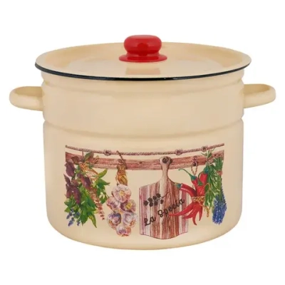 Кастрюля эмал цил La Speсio 9,0л ТМ Appetite