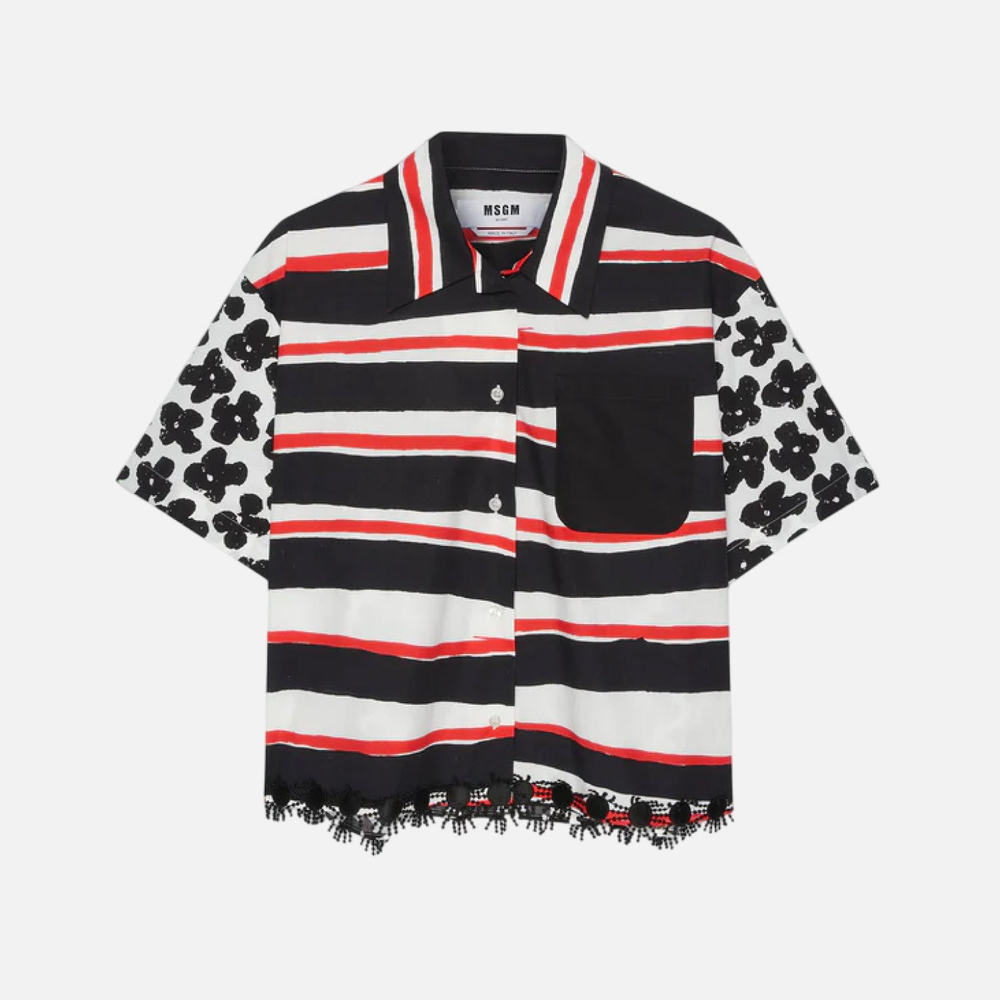 Рубашка с коротким рукавом женская MSGM
