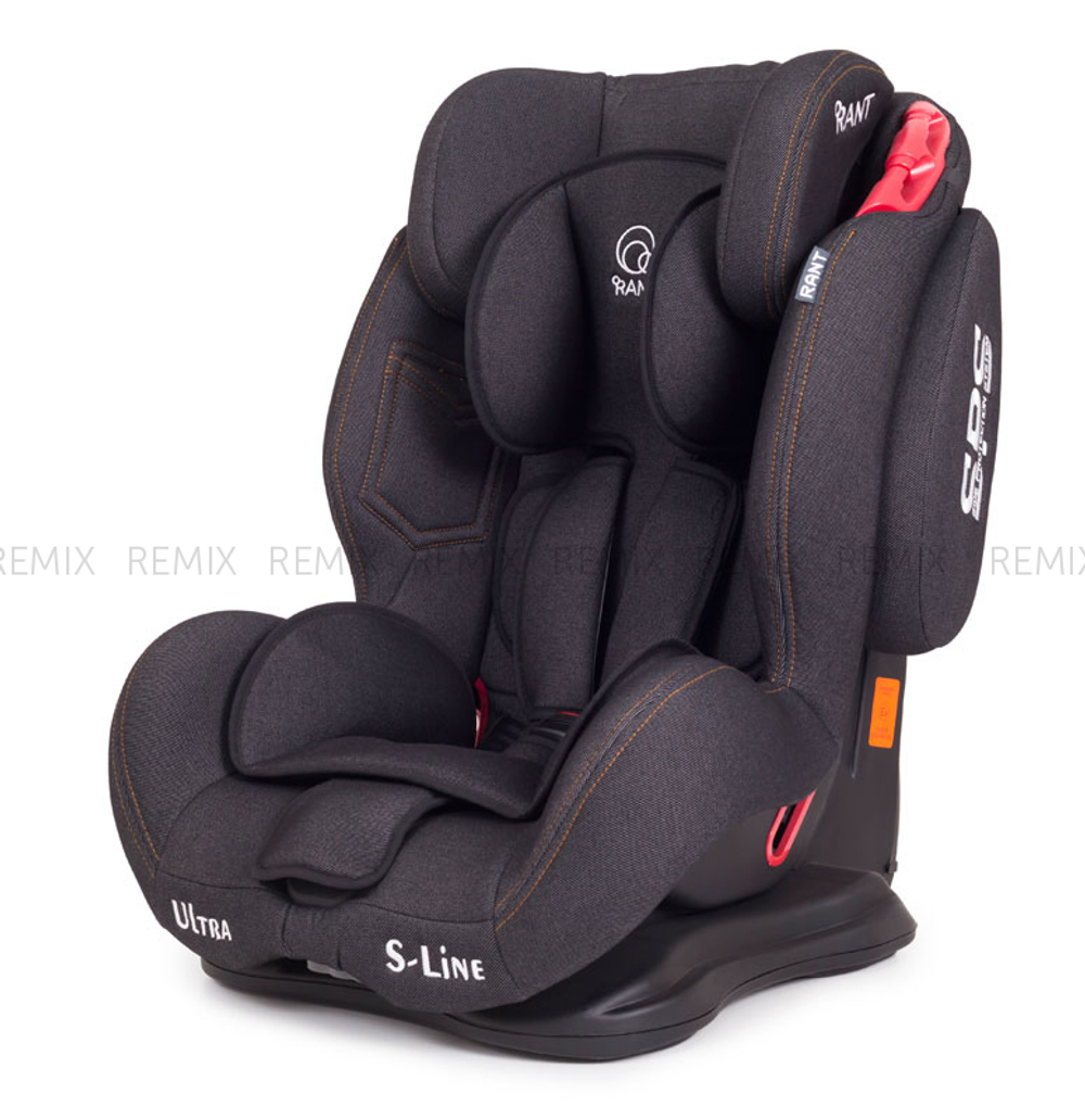 Автокресло BH12310 "ULTRA" SPS группа 1-2-3  (9-36 кг) black jeans