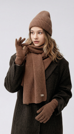 Шапка ШП542-29 темно-бежевая