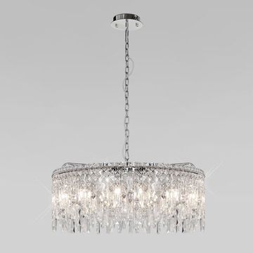 60159/ подвесной светильник/ хром/ прозрачный хрусталь Strotskis Smart