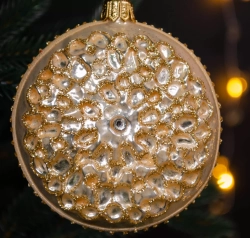 Набор стеклянных шаров Золото Королевы, 13 предметов, золото, Витус (878/6/1)