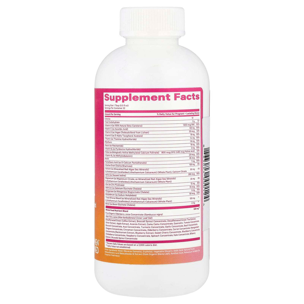 Pink Stork, Liquid Prenatal + Postnatal, смесь ягод, 473 мл (16 жидк. Унций)
