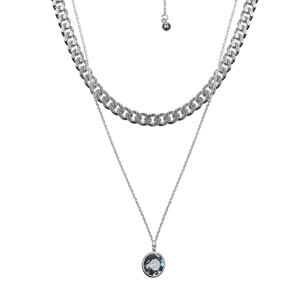 Колье Fiore Luna Silver Night B2402SW-N01.3 BW/S
