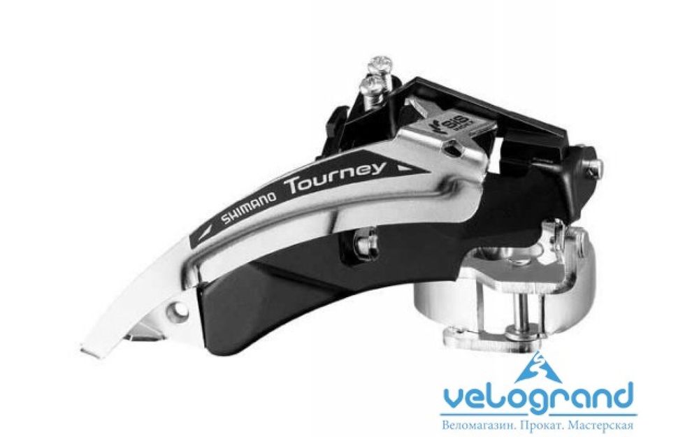 Переключатель передний Shimano Tourney FD-TX51-3, ун. тяга/ун. хомут, уг.:63-66 Переключатель передний Shimano Tourney FD-TX51-3, ун. тяга/ун. хомут, уг.:63-66