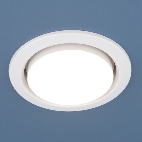 Встраиваемый светильник Elektrostandard 1035 GX53 WH белый, комплект