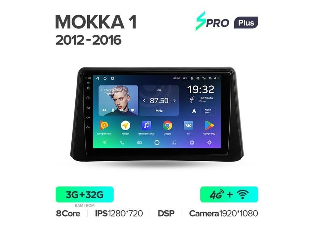Магнитола Teyes SPRO Plus 3-32 Opel Mokka 1 2012 — 2016 9.0&quot;