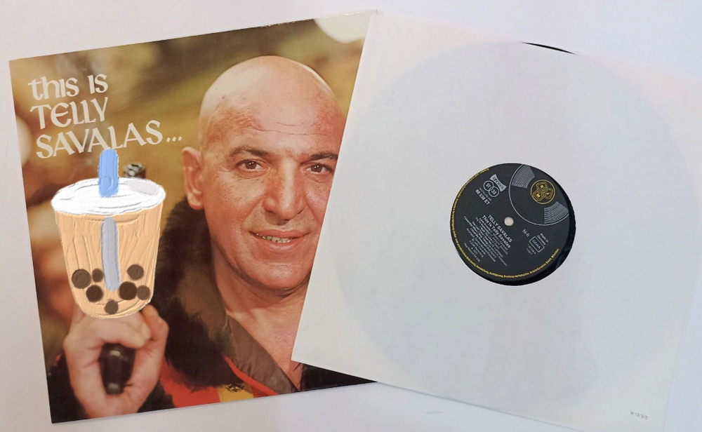 Винтажная виниловая пластинка LP Telly Savalas This Is Telly Savalas (Germany 1975)