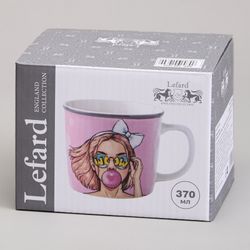 КРУЖКА LEFARD 370МЛ "ЭТА ДЕВОЧКА МОЖЕТ ВСЁ"