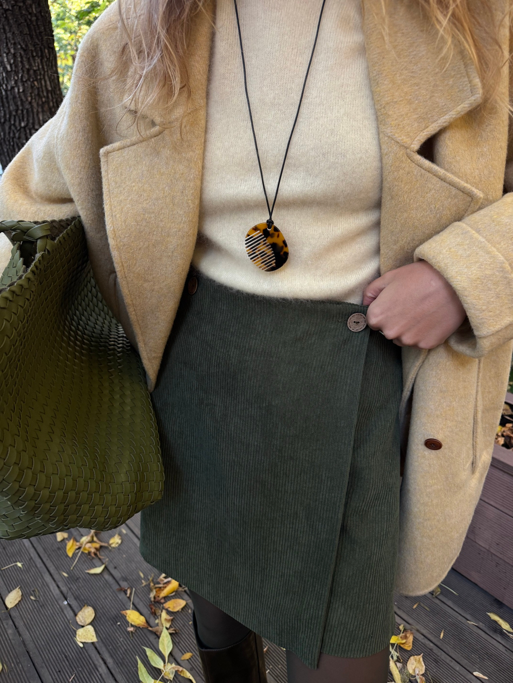 Юбка Velvetta травяной