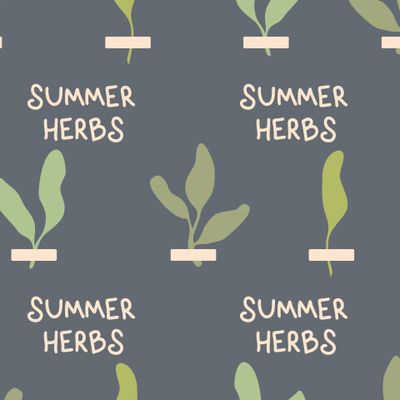 Летний гербарий SUMMER HERBS темный