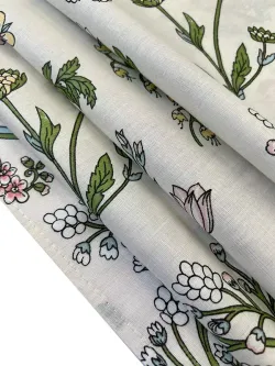 Постельное белье "Botany" семейное наволочки 50х70 2шт Простынь на резинке 160х200 см Пододеяльник 145х215 см(2шт) Сказка сатин